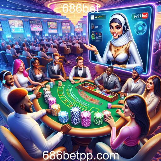 Experiência Imersiva no Cassino Ao Vivo do 686bet